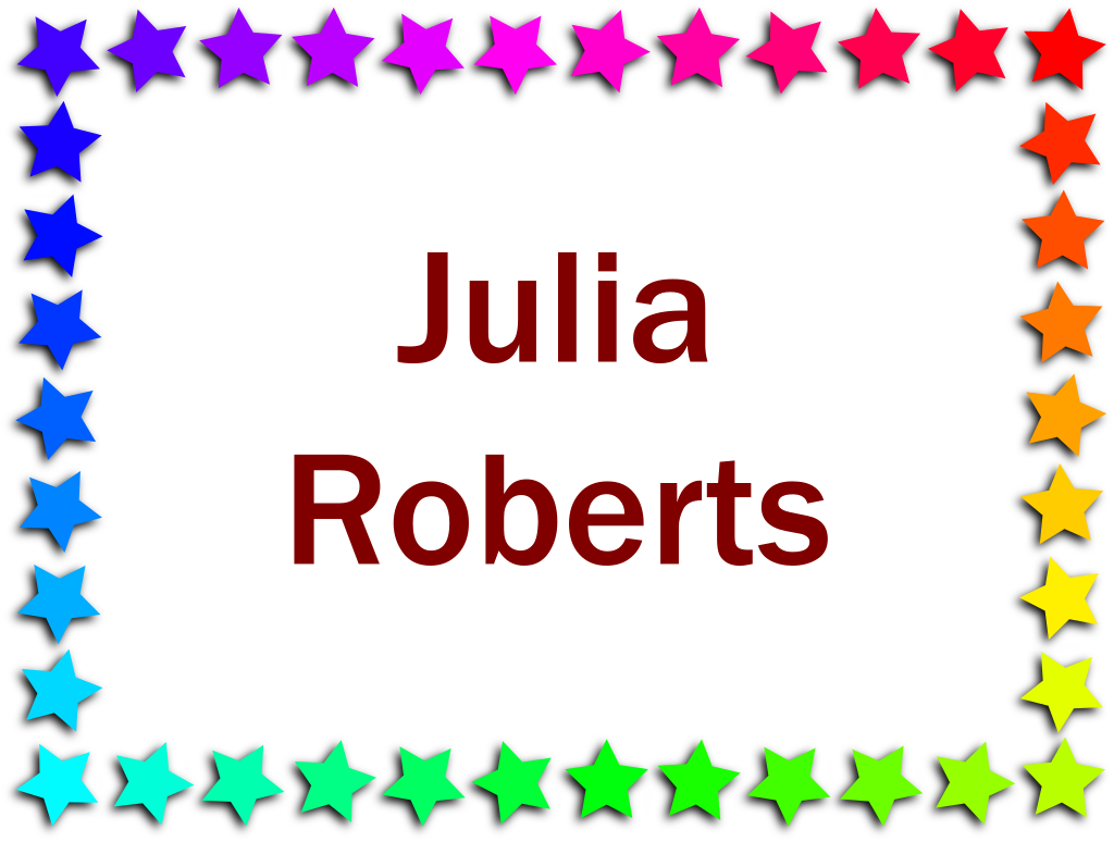 Julia Roberts fotka, fotečka